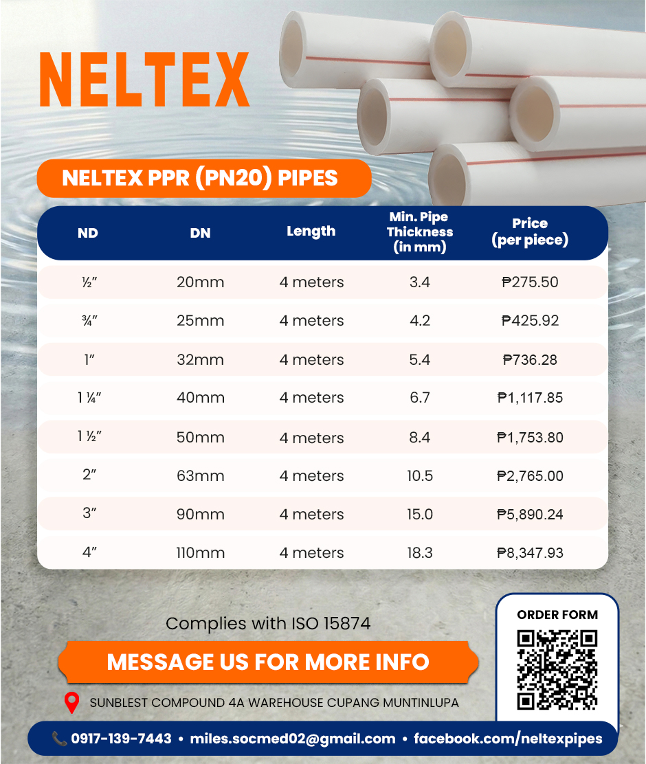 Neltex Pricelist Social Media Graphic